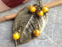 Lístečkové náušnice - S.Steel