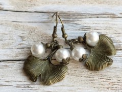 Lístečkové náušnice - S.Steel