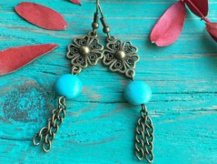 Lístečkové náušnice - S.Steel