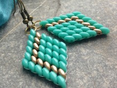 Lístečkové náušnice - S.Steel