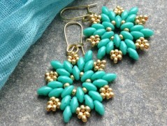 Lístečkové náušnice - S.Steel