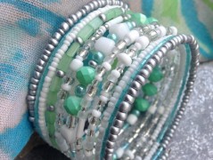 Lístečkové náušnice - S.Steel