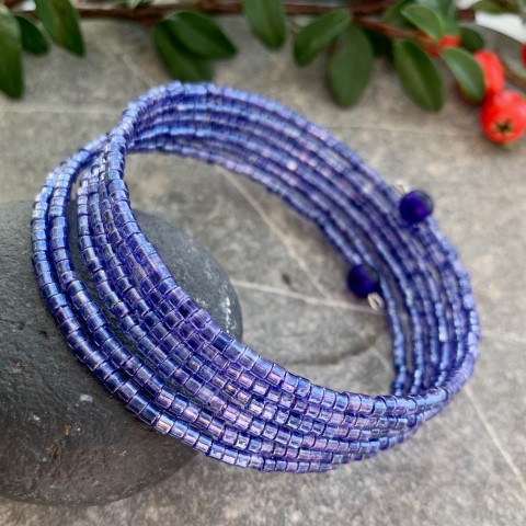 Náramek modrý náramek elegantní luxusní jemný minimalistický 