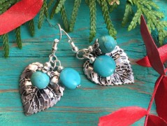 Lístečkové náušnice - S.Steel