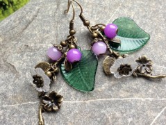 Lístečkové náušnice - S.Steel