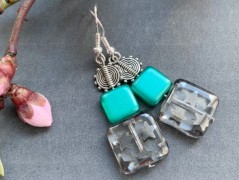 Lístečkové náušnice - S.Steel