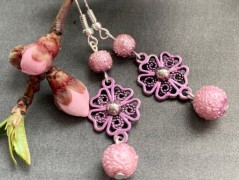 Lístečkové náušnice - S.Steel