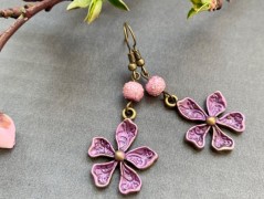 Lístečkové náušnice - S.Steel