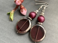 Lístečkové náušnice - S.Steel