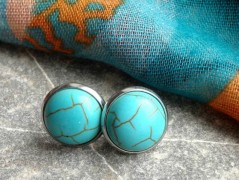 Lístečkové náušnice - S.Steel