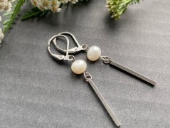 Lístečkové náušnice - S.Steel