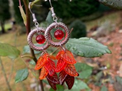 Lístečkové náušnice - S.Steel