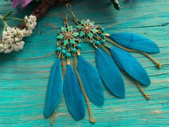 Lístečkové náušnice - S.Steel