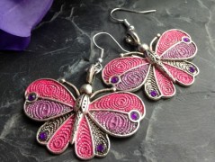 Lístečkové náušnice - S.Steel