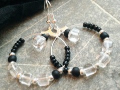 Lístečkové náušnice - S.Steel