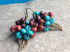 Lístečkové náušnice - S.Steel