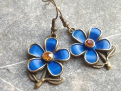 Lístečkové náušnice - S.Steel