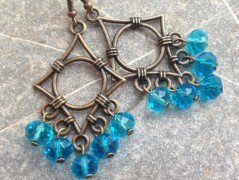 Lístečkové náušnice - S.Steel