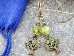 Lístečkové náušnice - S.Steel