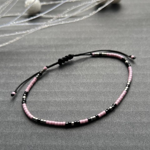 Miyuki náramek č. 129 náramek korálky modrá žlutá luxusní miyuki 