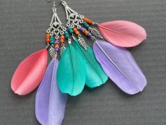 Lístečkové náušnice - S.Steel