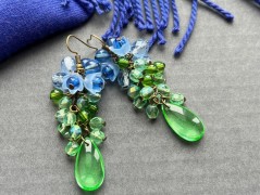 Lístečkové náušnice - S.Steel