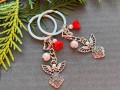 Přívěsek zvonečkový červený