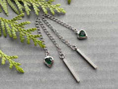 Lístečkové náušnice - S.Steel