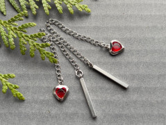 Lístečkové náušnice - S.Steel