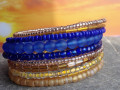 Královský modrý náramek
