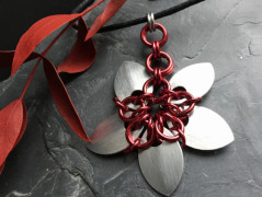 Lístečkové náušnice - S.Steel