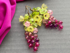 Lístečkové náušnice - S.Steel