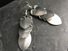 Lístečkové náušnice - S.Steel