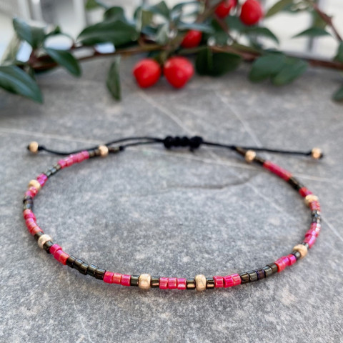 Miyuki náramek č. 24 náramek korálky luxusní miyuki barevný 