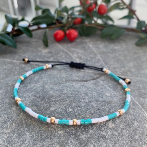 Miyuki náramek č. 26 náramek korálky luxusní miyuki barevný 