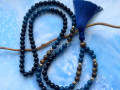 Japa Mala - onyx, lapis lazuli