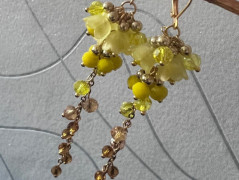 Lístečkové náušnice - S.Steel