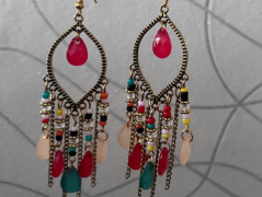 Lístečkové náušnice - S.Steel