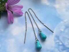 Lístečkové náušnice - S.Steel