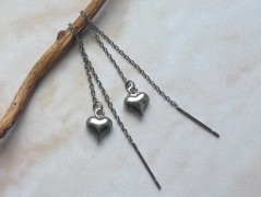 Lístečkové náušnice - S.Steel