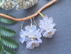 Lístečkové náušnice - S.Steel