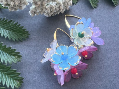 Lístečkové náušnice - S.Steel