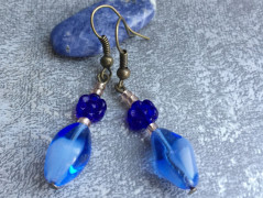 Lístečkové náušnice - S.Steel