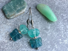 Lístečkové náušnice - S.Steel