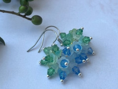 Lístečkové náušnice - S.Steel