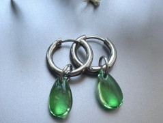 Lístečkové náušnice - S.Steel