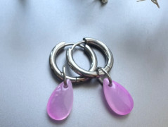 Lístečkové náušnice - S.Steel