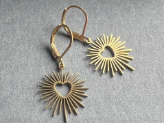 Lístečkové náušnice - S.Steel