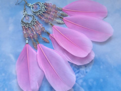 Lístečkové náušnice - S.Steel