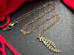 Lístečkové náušnice - S.Steel